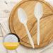 PAMI Medium Weight Disposable Plastic Teaspoons 1000-Pack - Bulk White Partyware Teaspoons for Events and Catering - Buy Online on SooperMarket.com