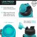 Nomader Collapsible Water Bottle 22 oz Aqua Blue - Leak Proof Twist Cap, BPA Free - Buy Online on SooperMarket.com