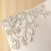 Rhinestone Shoulder Applique Pair - Bridal Dress Embellishment - Buy Online on SooperMarket.com