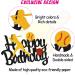 Softball Birthday Decorations Happy Birthday Banner Softball Cake Cupcake Toppers Girl's Bracelet Fastpitch Pitcher Baseball Sport Player Theme for Women Girl Boy Birthday Party Supplies - Buy Online on SooperMarket.com