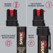 SABRE RED Compact Pepper Spray 2-Pack | Maximum Police Strength OC Spray with UV Dye | 10-Foot Range | Quick Access Belt Clip | Small and Easy to Carry | Black - Buy Online on SooperMarket.com