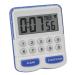 TFA Dostmann Electronic Timer and Stopwatch 38.2010 digital timer kitchen timer white/blue L 64 x W 25 (40) x H 76 mm