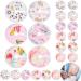 Yungyan 24 Pieces G Tube Covers Reusable Feeding Button Pads Soft G Tube Button Pads Washable J Tube Covers Nursing Breast Pads for Kid Baby Breastfeeding Care Supplies