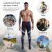OEBLD Compression Pants Men UV Blocking Running Tights 1 or 2 Pack - Black Gym Leggings for Athletic Workout | Large Size - Buy Online on SooperMarket.com