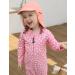 weVSwe Baby Toddler Sun Hat UPF 50+ Swim Cap with Neck Flap and Adjustable Straps - Orange (12-24 Months) - Buy Online on SooperMarket.com