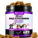 Dog Multivitamin Chewable Supplements 15 in 1. Hip Joint Skin Coat Skin Health Gut Health and Heart Health. Digestion & Immune System for All Ages All Breeds Dogs x150 Chews. Duck Flavor.