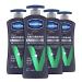Vaseline Men Hand & Body Lotion Healing Moisture 4 ct For Dry or Cracked Skin Non-Greasy 20.3 oz 20.3 Ounce (Pack of 4)