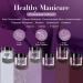 AZUREBEAUTY Dip Powder Nail Set - 6 Colors Fall Winter Purple Rose Red Glitter | DIY Salon Manicure Kit No Nail Lamp Needed - Buy Online on SooperMarket.com