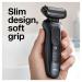Braun Series 6 6075cc Electric Foil Shaver for Men | Wet & Dry Shave with Beard Trimmer | Clean & Charge SmartCare Center | Rechargeable Waterproof Razor in Black - Includes Leather Travel Case - Buy Online on SooperMarket.com