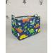 ACMUUNI REC Canvas Laundry Hamper with Handles - Waterproof Cotton Storage Organizer for Kids Toys - Blue Dinosaur Design - Buy Online on SooperMarket.com
