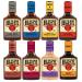 Bull's Eye Barbecue Grill Sauces Set 8 different varieties 300ml each