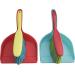 Home Essential 2 Packs - Junior Kids Mini Size (5.88'' x 10.25'') Heavy Duty Dustpan with Hand Brush for Sweeping and Cleaning of Kitchen Office Table-top Car - Buy Online on SooperMarket.com