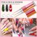 Saviland 6Pcs Nail Art Liner Brush Set with Crushed Diamond Rhinestone Handle - Sizes 7/9/11/13/15/21mm - Ideal for Nail Design and Painting - NO.1 Nail Art Brushes - Buy Online on SooperMarket.com