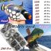 200Pcs DAMIDEL Octopus Fishing Hooks | Forged Steel | Barbed Design | Off-Set Point | Closed Eye | Mixed Sizes 10/0 to 1/0 - Buy Online on SooperMarket.com