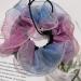 AsggBah 3pcs Colored Hair Net Bun Covers with Flower Deco | Dance Snood Hair Accessories for Dancers & Skaters - Large Size - Buy Online on SooperMarket.com