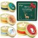 Sentorini fragrance candles Christmas gift set gifts for women 4th soy wax aromatherapy candles for Christmas decoration weddings party father's day mother's day Valentine's Day yoga sherry brandy apple cinnamon winter cedar gingerbread