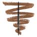 NYX Professional Makeup eyebrow pencil Micro Brow Pencil on both sides with a lifting eyebrow pencil and brush vegan formula color: Auburn Auburn 1 piece (1 Pack)