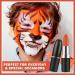 Neon Orange Face Paint Stick | Sports Eye Black Skeleton Clown Zombie & Vampire Makeup - Ideal for Halloween & Cosplay - Buy Online on SooperMarket.com