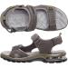 Outpro Men's Waterproof Outdoor Sports Sandals - Lightweight Leather Trekking & Hiking Sandals with Velcro Fastener - Size 45 EU - Perfect for Summer Adventures - Buy Online on SooperMarket.com