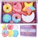 MAQUITA 6Pcs Shower Bath Bombs Handmade Bubble and Floating Fizzies Spa Kit Luxurious Gift for Girls Beauty Gifts Set for Her on Christmas Valentines Birthday Mothers Day Anniversary 1