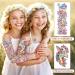 52 Kids Full Arm Temporary Tattoos - Planet, Astronaut, Dolphin, Dinosaur, Unicorn, Bunny & More! Long-Lasting Fake Arm Tattoos for Boys & Girls - Buy Online on SooperMarket.com