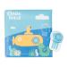 Badabulle bath book with octopus finger puppet 1 page of figures & 1 page of story from 4 months BPA-free