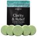 Miracle Made Aromatherapy Shower Steamers - 15 Tablets Eucalyptus and Mint Shower Bombs with Natural Essential Oils Bombs for Nasal Congestion Relaxation Self Care Daily Use Bath Bombs for Women Moms Eucalyptus & Mint