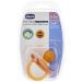 Chicco 00073004310000 Teat "Physio Soft" 16-36m rubber 1 piece neutral orange