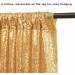 Gold Sequin Backdrop Curtain Panels - 2 Pieces 2FTx8FT for Stage, Wedding, Party - Stunning Gold Background Drapes - Buy Online on SooperMarket.com