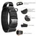 OneTigris Dog Collar with Metal Buckle for Dogs - Durable Black Collar (Medium) - International Shipping Available - Buy Online on SooperMarket.com