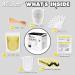 Nose Wax Kit for Men and Women - 100g Nose Hair Removal Wax with Safe Tip Applicator and Moustache Stencils - Christmas Gift Set in White - Buy Online on SooperMarket.com