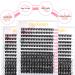 HxyGogo Wispy Cluster Lash Extensions 280Pcs - DIY Individual D Curl Lashes for Natural Fluffy Look 8-16MM - Reusable and Easy to Apply at Home - Buy Online on SooperMarket.com