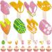 Easter Bunny Ears Cupcake Toppers Glitter Cake Decorations - Buy Online on SooperMarket.com