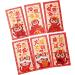 Generic 6X Red Envelopes for Chinese Lunar New Year Red Packets Best Wishes Gift from Hong Bao Lucky Money for Spring Festival Graduation Style C - Buy Online on SooperMarket.com