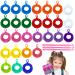 Hazms 293 Pcs Loom Potholder Loops 7" Weaving Loom Loops for Kids Weaving Craft with 3 Pcs Crochet Hooks for DIY Crafts Supplies Compatible with 7 Inch Weaving Loom