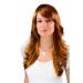 WIG ME UP - 3220-30-144 Wig wild reddish brown and golden blonde streaked long slightly wavy hair
