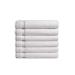 Amazon Commercial Cotton Bath Towel Set - Pack of 6, 27 x 54 Inches, 650 GSM, White 6 Pcs Bath towel