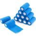 Cojj 12 pcs Self-Adhering Cohesive Bandage - 10cm x 4.5m Waterproof Elastic Tape for Wounds & Animal Care (Blue) - Buy Online on SooperMarket.com