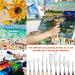 11 Piece Stainless Steel Spatula Palette Knife Set - Professional Painting Knives for Color Mixing, Cake Decorating, and Canvas Acrylic Art - Buy Online on SooperMarket.com