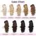 REECHO 24" Ponytail Extension - Claw Clip In Long Curly Wavy Ponytail for Women - Medium Blonde with Highlights - Buy Online on SooperMarket.com