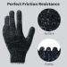 Exfoliating Shower Gloves - 4 Pairs (8 Pcs) Premium Body Scrubber for Spa, Massage & Dead Skin Removal - Deep Cleaning Black - Buy Online on SooperMarket.com