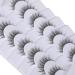 5D Wispy Natural Short Mink Eyelashes Pack - Clear Band (12mm) - Buy Online on SooperMarket.com
