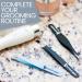 Tweezer Guru 4-Piece Eyebrow Tweezer Set for Men & Women - Professional Precision Tweezers Kit with Case for Facial Hair, Splinter, and Ingrown Hair Removal - Buy Online on SooperMarket.com