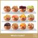 Dried Fruit & Nuts Gift Basket Black Tower (12 Assortments) - Holiday Christmas Gourmet Bouquet Arrangement - Birthday Care Package for Men & Women - Healthy Kosher Snack Box with Assorted Fruits & Nuts - Buy Online on SooperMarket.com
