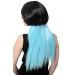Buy WIG ME UP Sexy Girly Cosplay Wig - Black Bob & Long Light Blue Cyan Braid Ponytail SA074-2HTF2513 | International Shipping Available - Buy Online on SooperMarket.com