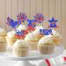 24 Pcs Independence Day Cupcake Toppers Glitter National Flag Cake Topper Picks Toothpick Toppers 4th of July Flag Day Photo Props for Patriotic Party Supplies (eagle-godbless-you) - Buy Online on SooperMarket.com