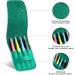 Tweezers Set with Leather Case - 4Pcs Professional Stainless Steel Eyebrow Tweezers for Women - Precision Tweezers for Ingrown Hair, Splinter Removal - Ideal for Facial Hair - Multi-Color - Buy Online on SooperMarket.com