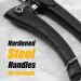 Venzo Heavy Duty 2-in-1 Stainless Steel Cable Cutter Scissors Crimper Tool for Bike Brake MTB Cable Repair - Small Hard Wire - Buy Online on SooperMarket.com