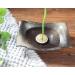 Japanese Ikebana Kit - Ceramic Vase & Frog Holder Set for Floral Arrangements - Buy Online on SooperMarket.com