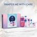 NIVEA Pamper Me With Care Gift Set (6 Products) Women's Gift Set with Shower Gel Moisturising Cream Body Lotion Lip Balm Anti-Perspirant Roll-On and Cream Wash - Buy Online on SooperMarket.com